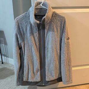 The North Face Women's Light Gray Teddy Jacket